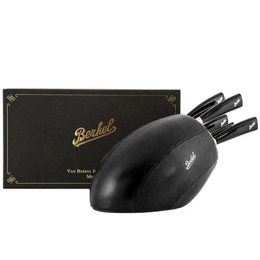 Berkel Messenset in leren blok, 5 delig - Berkel Elegance
