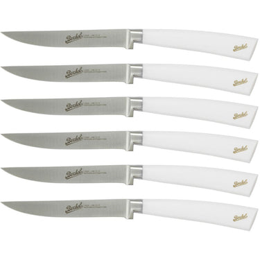 Elegant knivset i 6 delar - vit